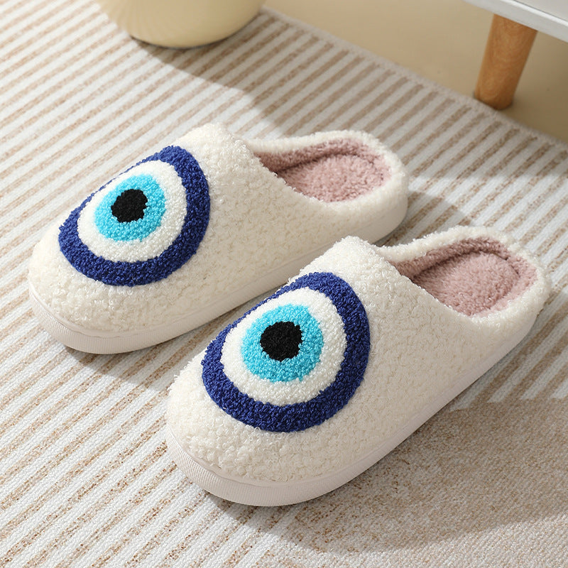 Wholesale Winter Halloween Home Comfortable Thick-soled Warm Indoor Couple Cotton Slippers